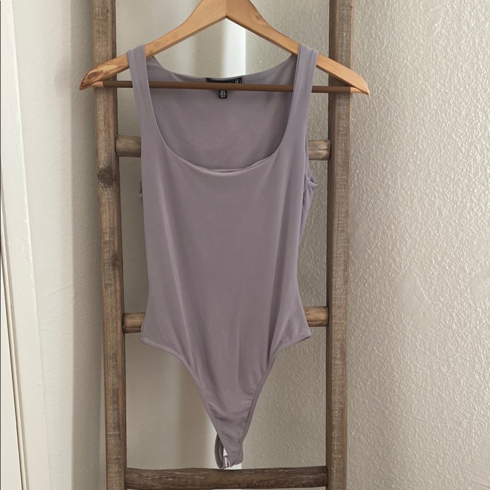 Missguided Gray Shapewear Bodysuit